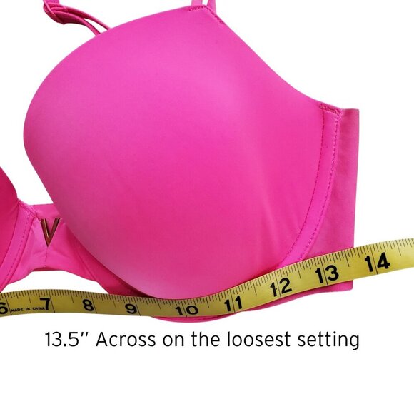 2 Victoria Secret Underwire Smooth Back T-shirt Bras 1 Pink and 1 Red Size 34D - Picture 8 of 15